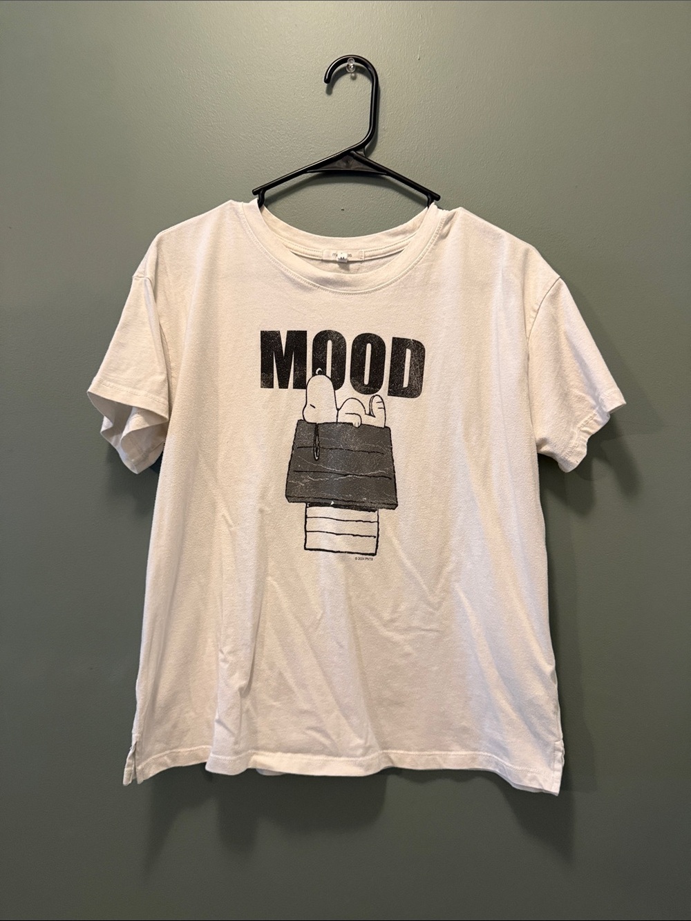 Maurice’s White 'MOOD' Snoopy Graphic Tee